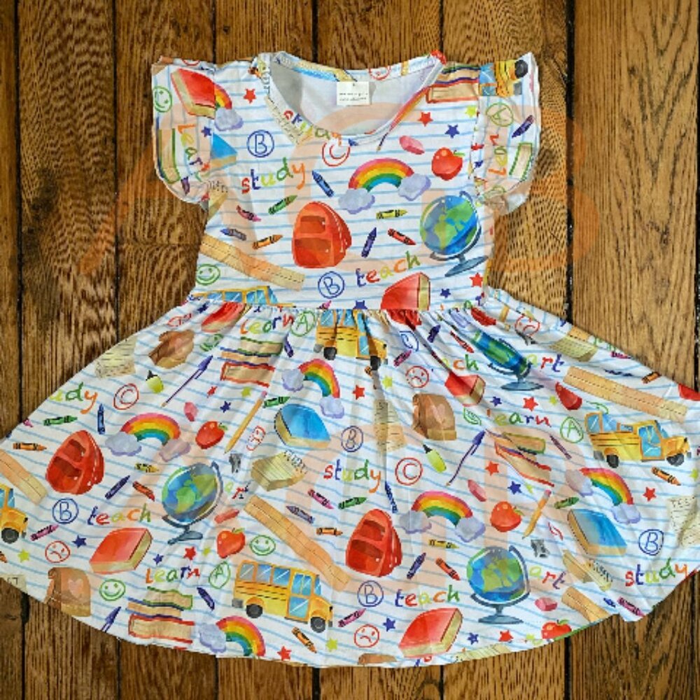 Back to School Twirly Dress NEW